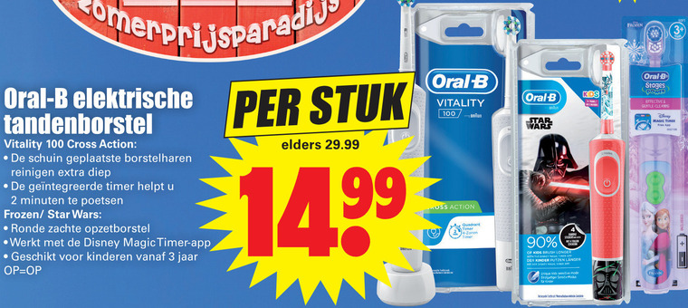 Braun Oral-B   electrische tandenborstel folder aanbieding bij  Dirk - details