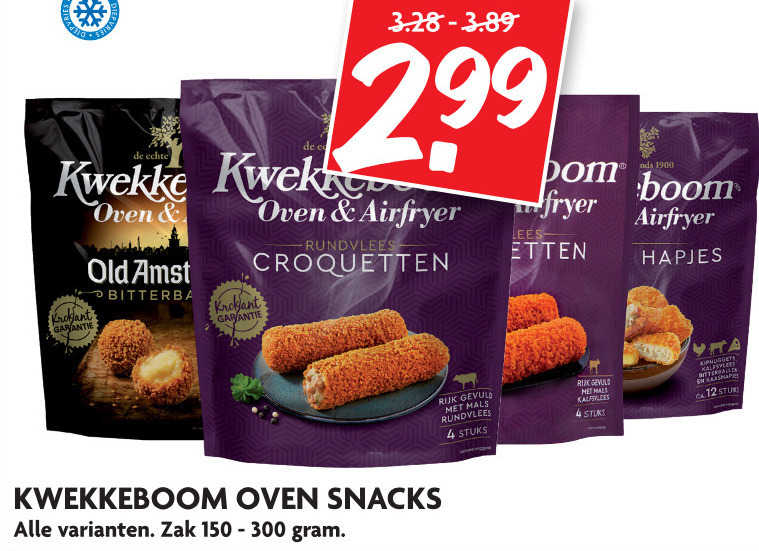 Kwekkeboom   snack, bitterballen folder aanbieding bij  Dekamarkt - details