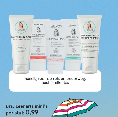 Drs Leenarts   dagcreme, gezichtsverzorging folder aanbieding bij  Etos - details