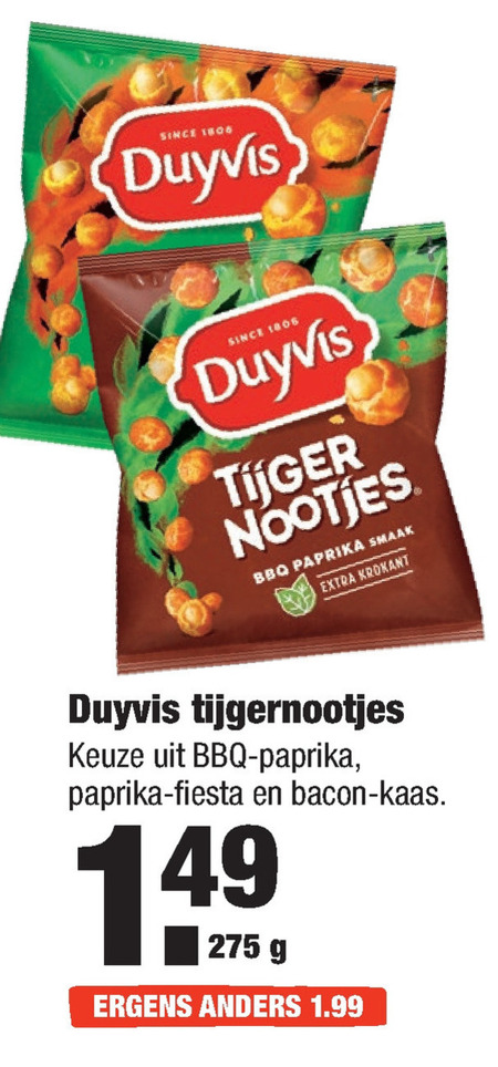 Duyvis   borrelnootjes folder aanbieding bij  Aldi - details