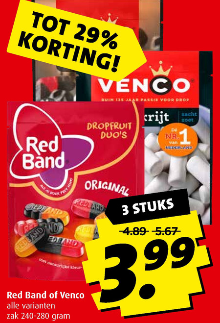 Red Band Drop Snoep Folder Aanbieding Bij Boni Details 3910