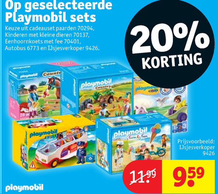 playmobil folder bij Kruidvat - details