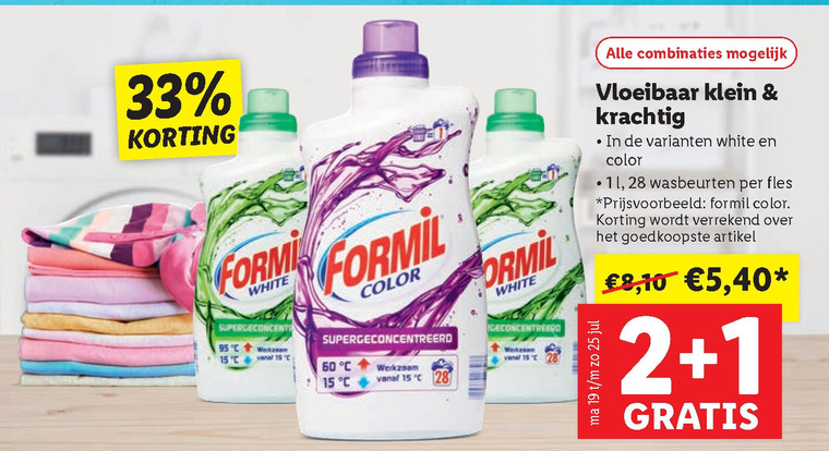 Formil   wasmiddel folder aanbieding bij  Lidl - details