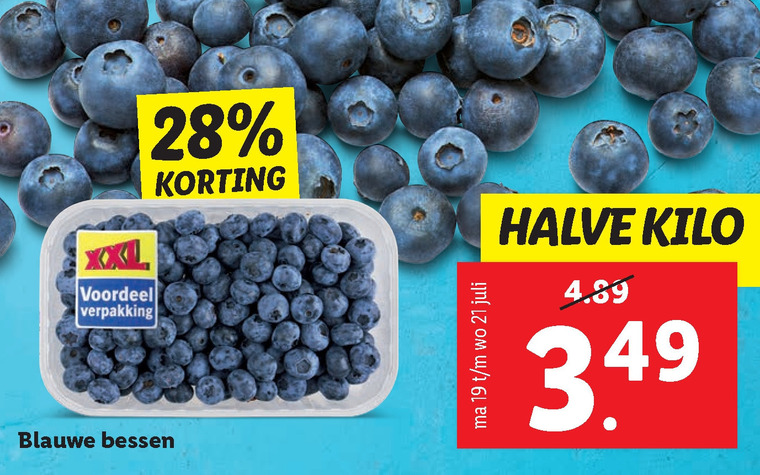 Uitputten gevoeligheid radicaal blauwe bessen folder aanbieding bij Lidl - details