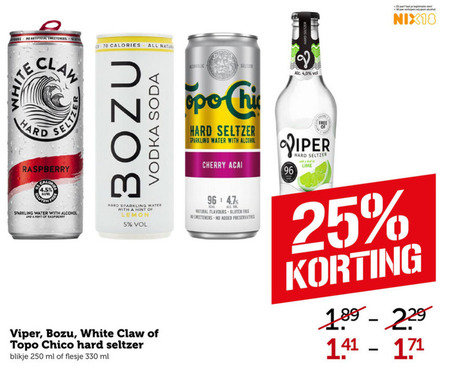 Topo Chico hard seltzer folder aanbieding bij Coop - details