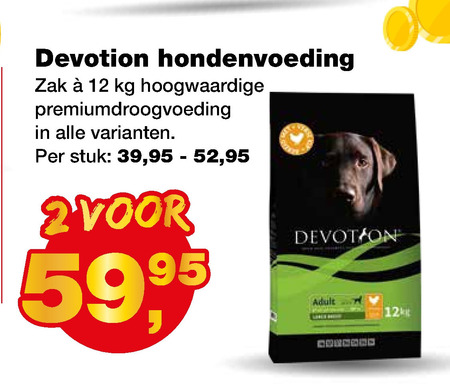 interval Wereldwijd affix Devotion hondenvoer folder aanbieding bij Jumper - details