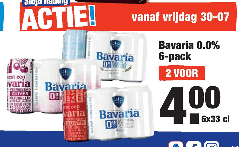 Bavaria Alcoholvrij Bier Folder Aanbieding Bij Aldi - Details