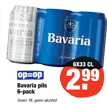 Bavaria Blikje Bier Folder Aanbieding Bij Aldi Details