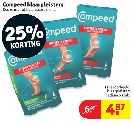 voorzetsel Openlijk Elasticiteit Compeed blaarpleisters folder aanbieding bij Kruidvat - details