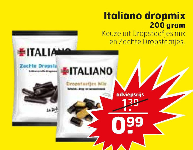 Italiano drop folder aanbieding bij Trekpleister - details