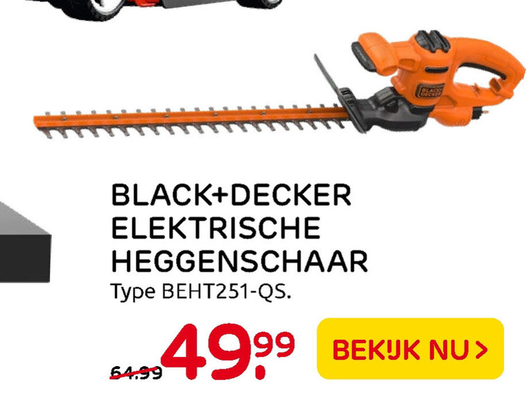 faillissement doorboren Samuel Black and Decker heggenschaar folder aanbieding bij Praxis - details