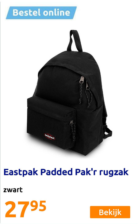 benzine gebrek door elkaar haspelen Eastpak rugtas folder aanbieding bij Action - details