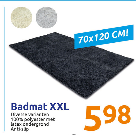 geweer salaris lelijk badmat folder aanbieding bij Action - details