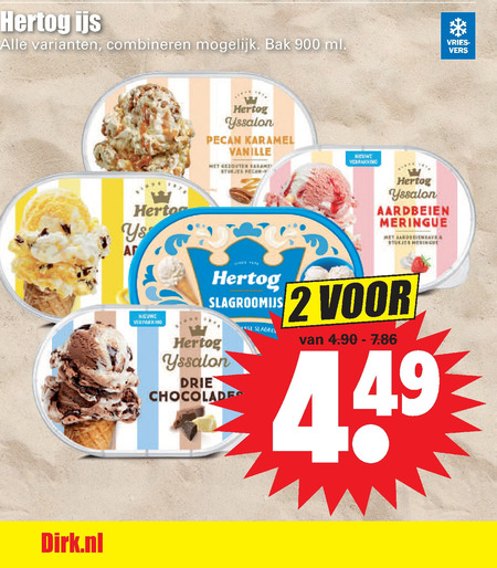 Hertog Ijsspecialiteit Folder Aanbieding Bij Dirk - Details