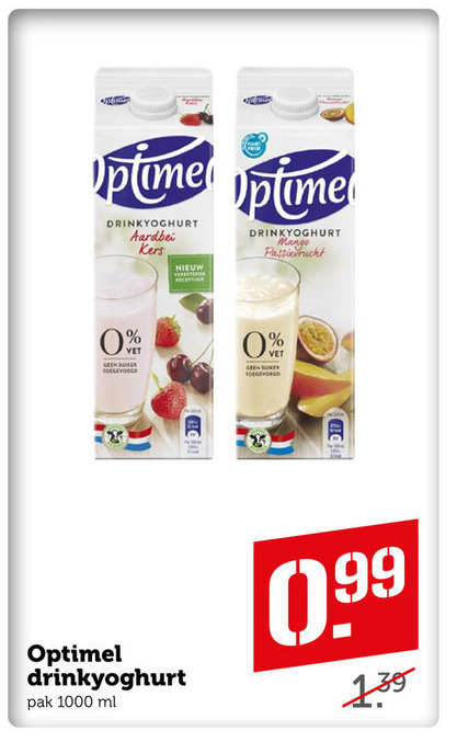 Optimel Drinkyoghurt Folder Aanbieding Bij Coop - Details