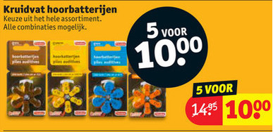 kopen Barmhartig Open Kruidvat Huismerk gehoorapparaatbatterijen folder aanbieding bij Kruidvat -  details