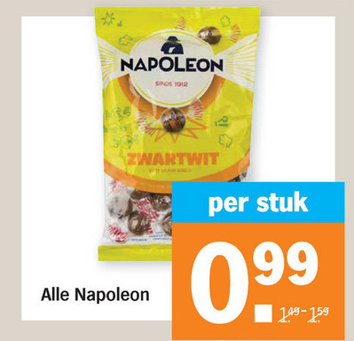 Napoleon   snoep folder aanbieding bij  Albert Heijn - details