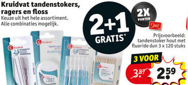 Kruidvat Huismerk ragers, folder aanbieding bij Kruidvat - details