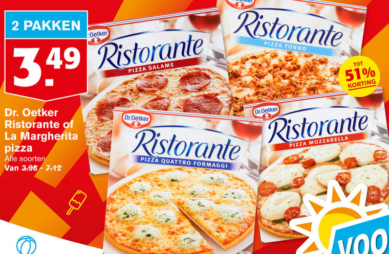 Dr Oetker Diepvriespizza Folder Aanbieding Bij Hoogvliet - Details