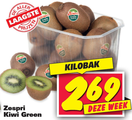 Zespri Kiwis Folder Aanbieding Bij Nettorama - Details