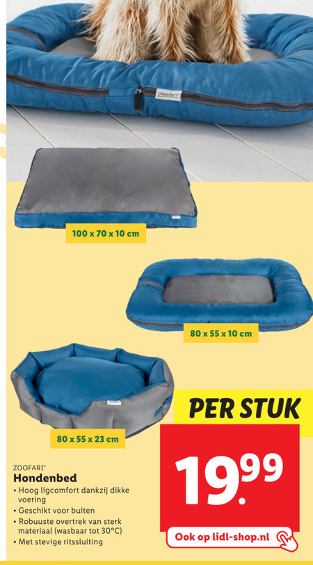 hondenmand folder aanbieding bij