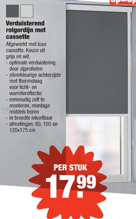 Instrueren Strikt zelfmoord rolgordijn folder aanbieding bij Aldi - details