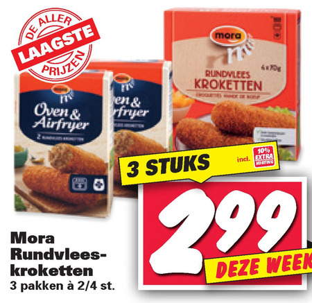 Mora   kroket folder aanbieding bij  Nettorama - details