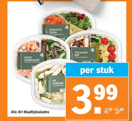 Albert Heijn Huismerk   maaltijdsalade folder aanbieding bij  Albert Heijn - details