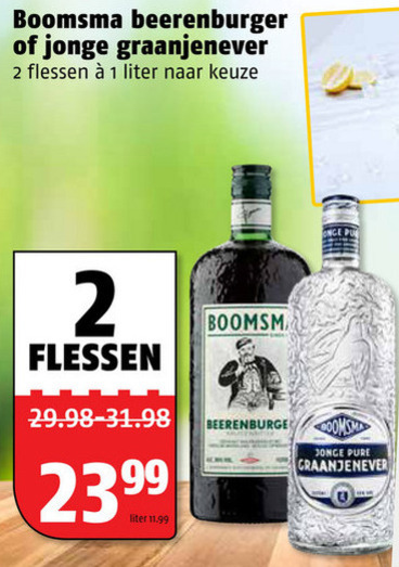 Boomsma   berenburg, jenever folder aanbieding bij  Poiesz - details