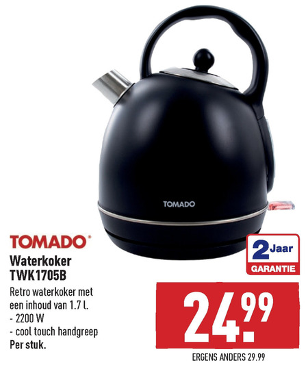 Vierde Soms Vermoorden Tomado waterkoker folder aanbieding bij Aldi - details