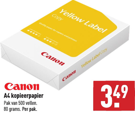 Canon   printerpapier folder aanbieding bij  Aldi - details