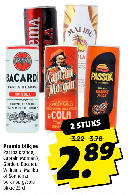 Passoa   mixdrank folder aanbieding bij  Boni - details