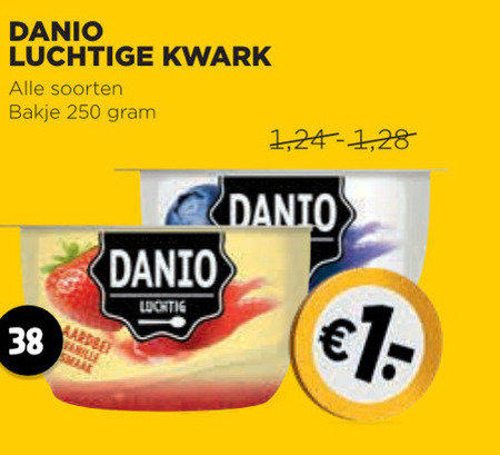 Danone Danio   kwark folder aanbieding bij  Jumbo - details