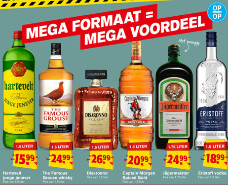 Famous Grouse   rum, whisky folder aanbieding bij  Hoogvliet - details