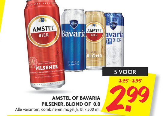 Bavaria Blikje Bier Folder Aanbieding Bij Dekamarkt - Details