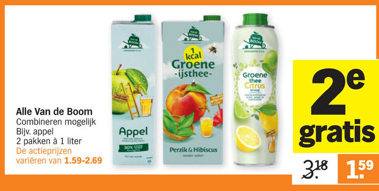 Van De Boom Fruitdrank Folder Aanbieding Bij Albert Heijn Details