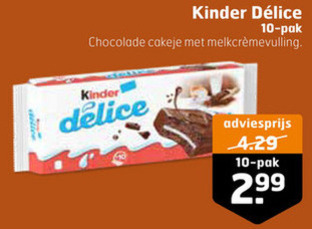 Kinder   chocolade folder aanbieding bij  Trekpleister - details