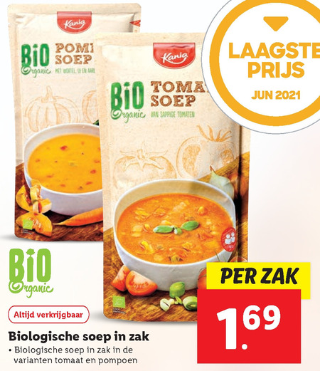 Kania   soep folder aanbieding bij  Lidl - details