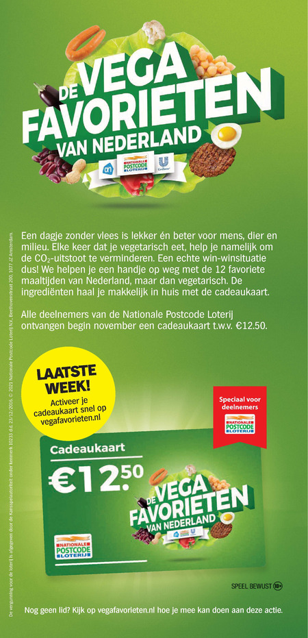 Vegetarisch Folder Aanbieding Bij Albert Heijn - Details