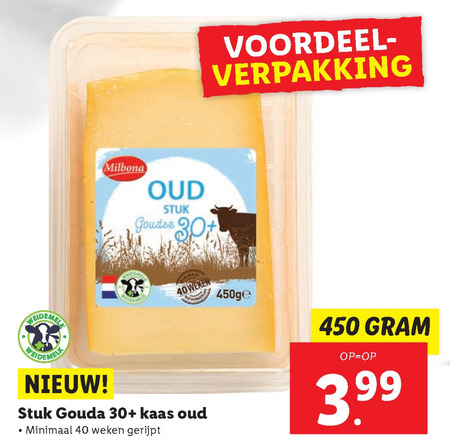 Milbona   kaas folder aanbieding bij  Lidl - details