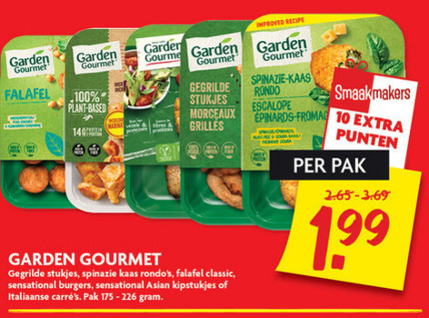 Garden Gourmet   vegetarisch folder aanbieding bij  Dekamarkt - details