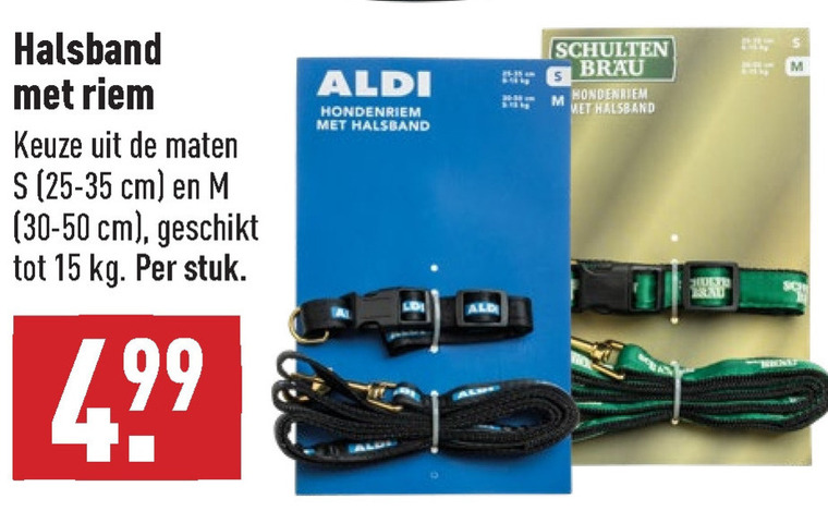 Zweet Uitputten helper hondenriem folder aanbieding bij Aldi - details