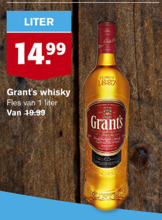 Grants Whisky Folder Aanbieding Bij Hoogvliet Details