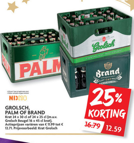 Palm Speciale   krat bier folder aanbieding bij  Dekamarkt - details