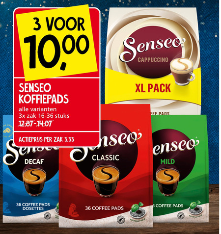 Clan Uitsteken Beginner Douwe Egberts Senseo koffiepad folder aanbieding bij Jan Linders - details