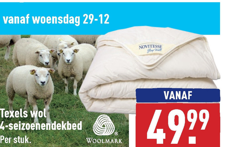 Uittrekken Overeenstemming moord Texels dekbed folder aanbieding bij Aldi - details