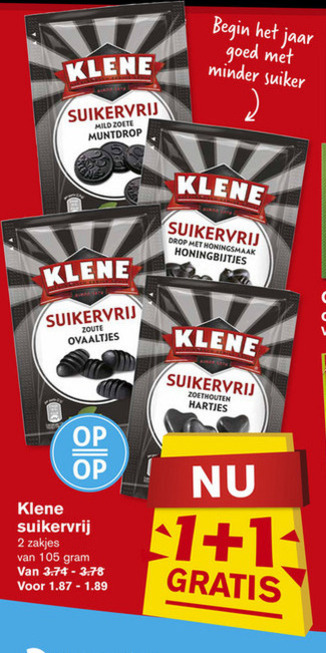 Klene   drop folder aanbieding bij  Hoogvliet - details