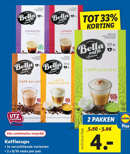 Schurk tactiek Afleiden Bellarom dolce gusto capsules folder aanbieding bij Lidl - details