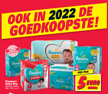 kaart Uiterlijk Behoren Pampers luierbroekjes, luiers folder aanbieding bij Nettorama - details