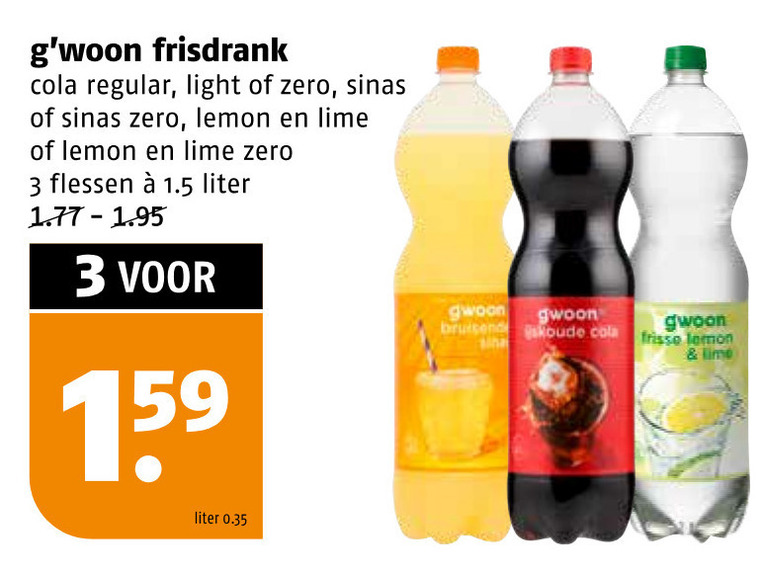 Gwoon Cola Frisdrank Folder Aanbieding Bij Poiesz Details